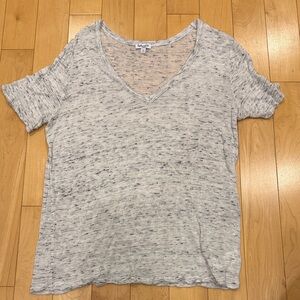 Splendid Women's Heather Gray V-Neck Top